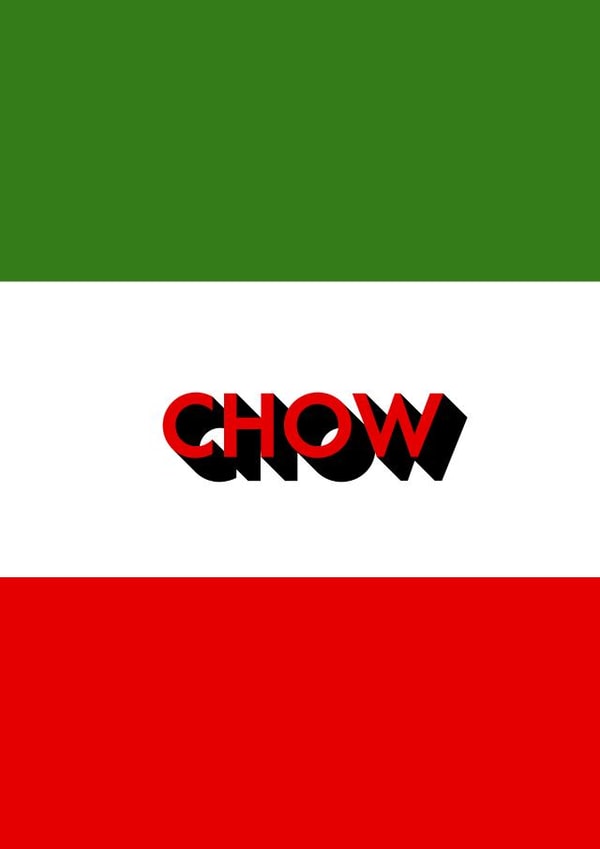 Goodbye card with cheeky Italy theme created by Mr.RIFF