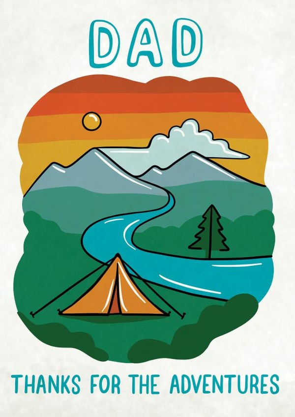 Dad’s Adventures Father’s Day Card created by Ellie Newbury