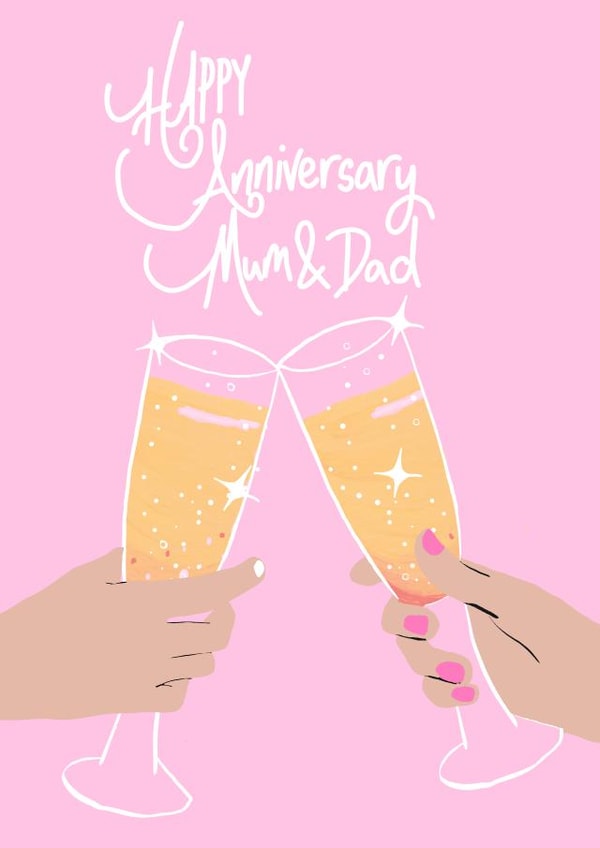 Anniversary cards for parents 1000 created by Naughty Nice