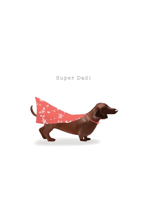 Super Dad Father's Day Card created by Moonbean Designs