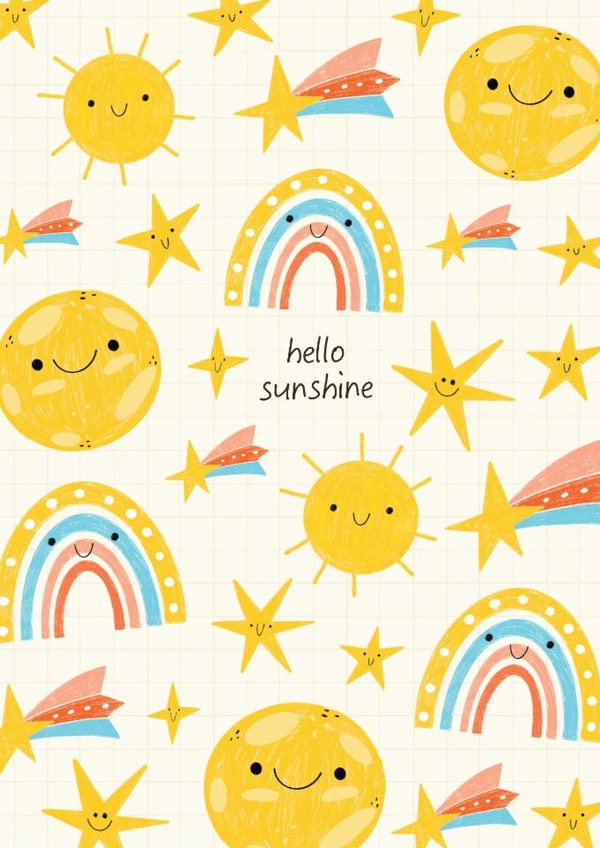 Hello Sunshine Birthday Card created by Nastya Rizaeva