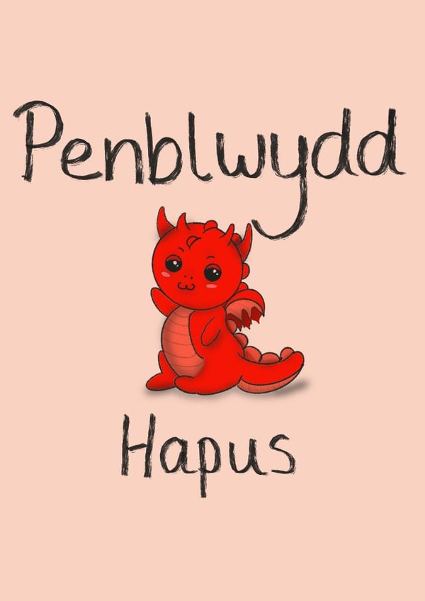 Penblwydd Hapus Ddraig Goch created by DarcyRaeDraws