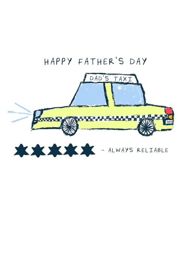 HAPPY FATHER'S DAY - DAD'S TAXI created by CK.PRINTS