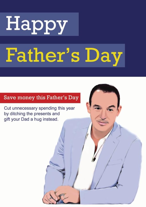 Martin Lewis Father's Day Card created by Blueberry Unicorns
