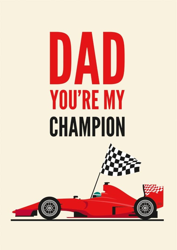 F1 Father's Day Card created by Diva Doodle Designs