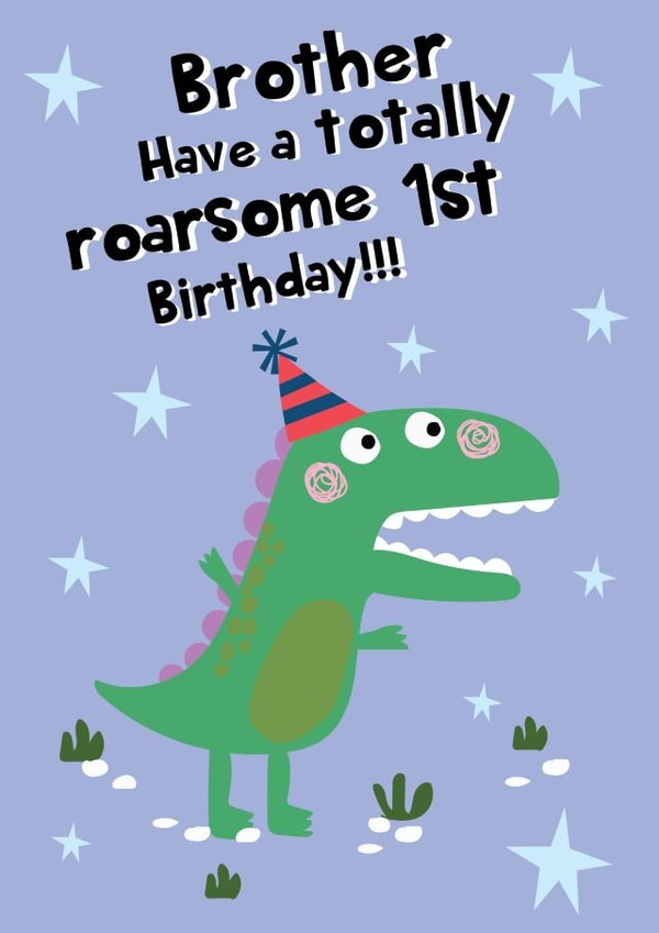 Brother 1st Birthday Card created by @Laura Lonsdale Designs