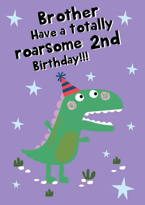 Brother 2nd Birthday Card created by @Laura Lonsdale Designs