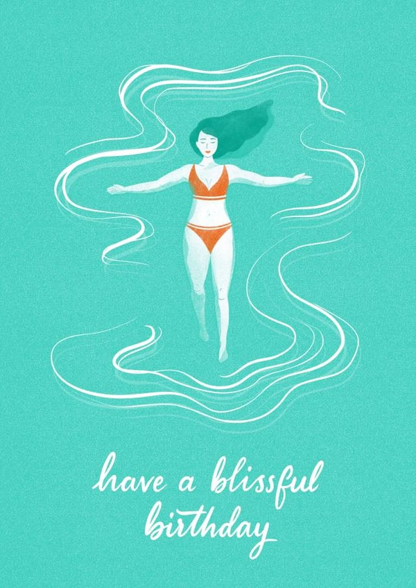 Blissful birthday created by Salty Siren Studios