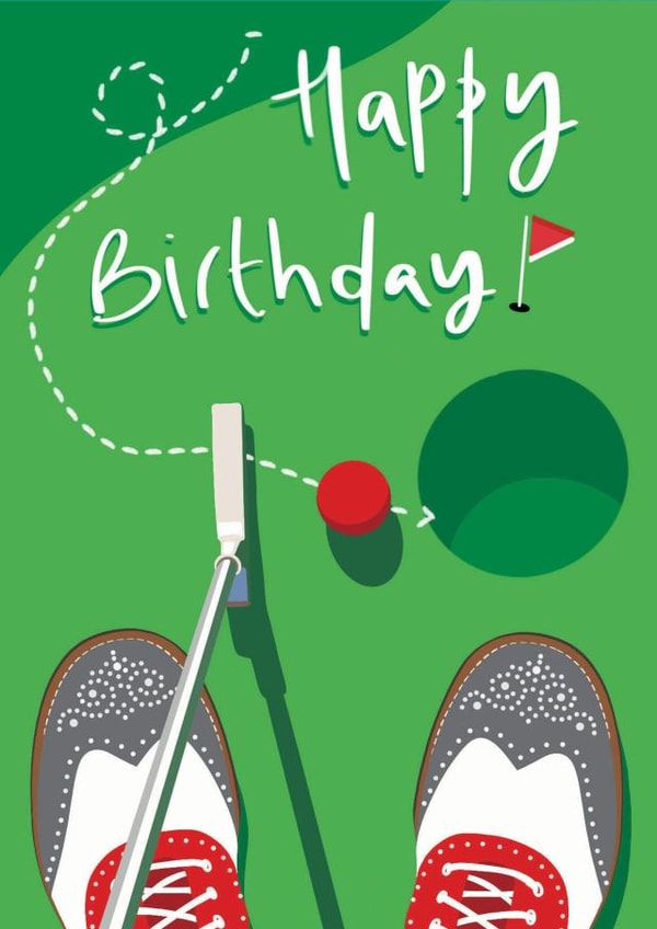 Golf Fan Birthday Card created by doodleshoe paper goods