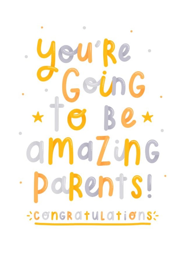 Amazing Parents card created by Joanne Hawker