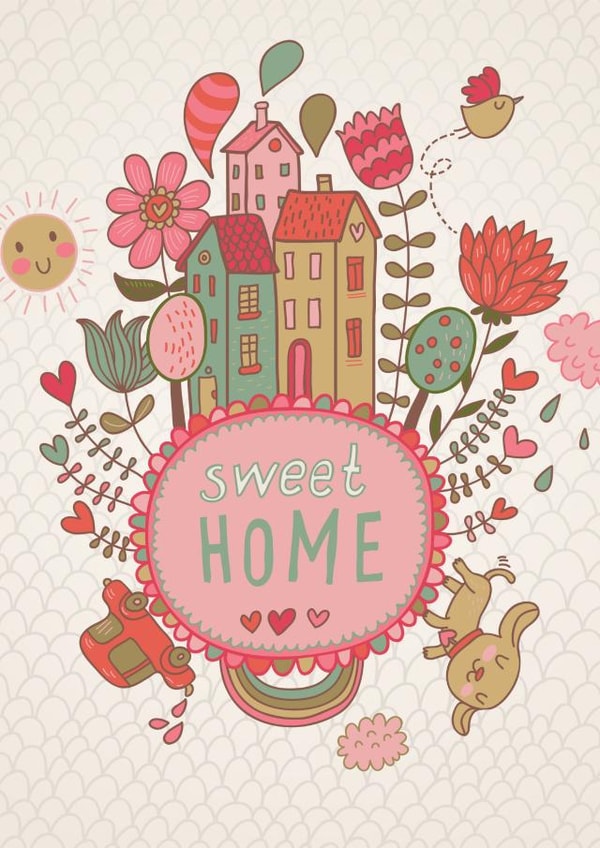 sweet home card 1002 created by Cards for feelings