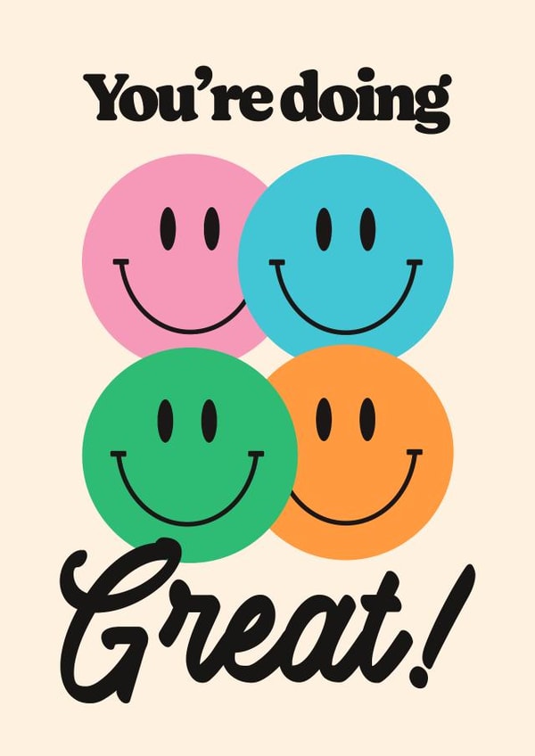 You're Doing Great Well Done Card created by HollieGraphik