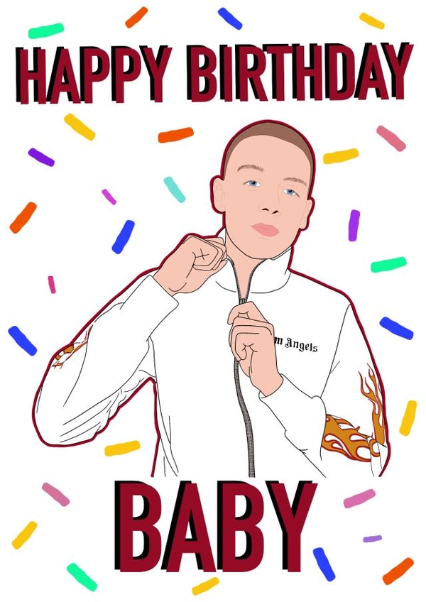 Aitch wishes you a happy birthday baby created by The little northerner 