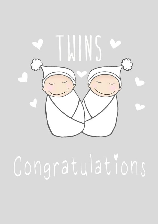 It's Twins, hurrah! created by Happy Little Me Co.