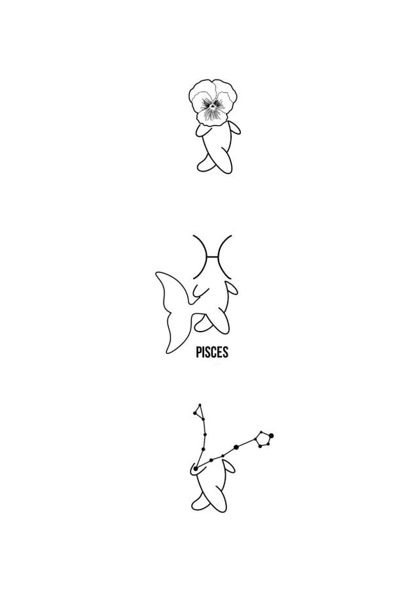 Pisces Birthday Card created by Iesha Lena