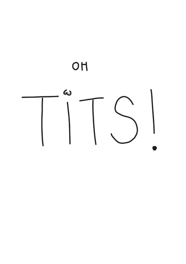 All occasions - Oh Tits Card created by Colourful Kardz