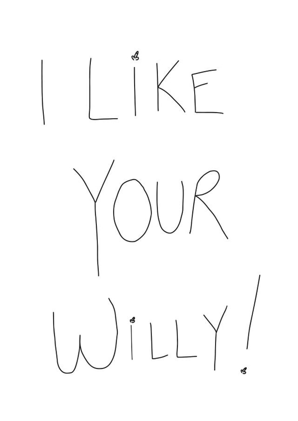 All occasions, funny, I like your willy card. created by Colourful Kardz