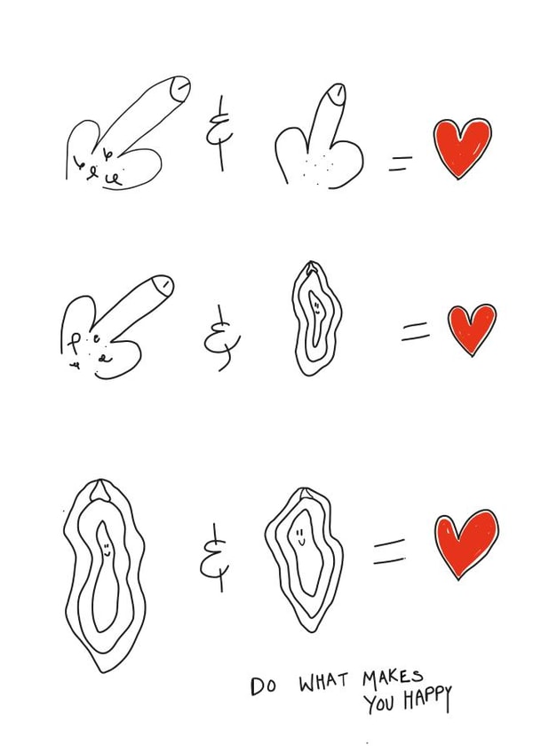 All Love is Love - Funny infographic card created by Colourful Kardz