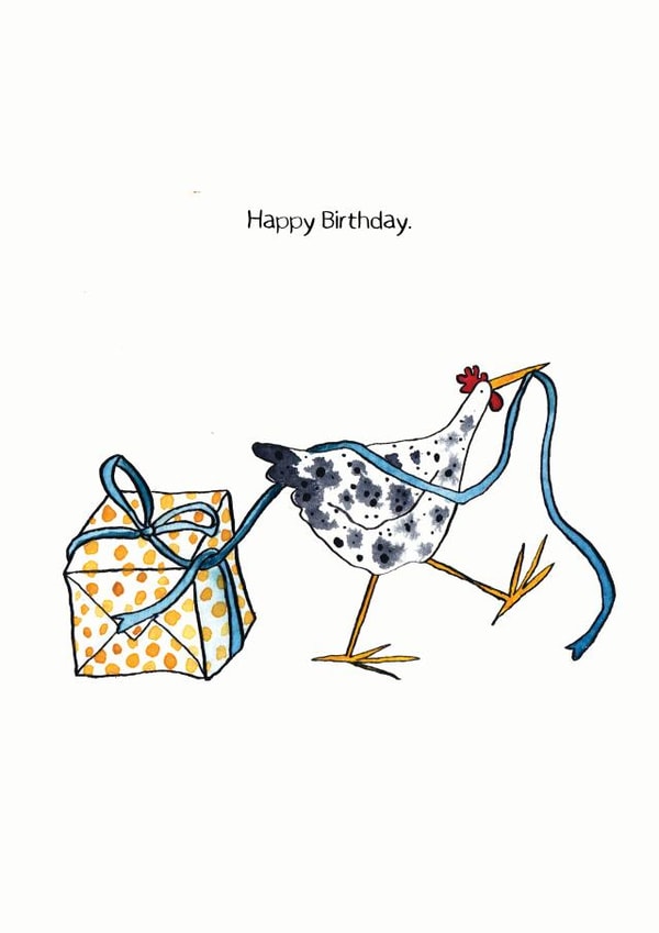 Happy Birthday Chicken Card created by Catriona Phillips