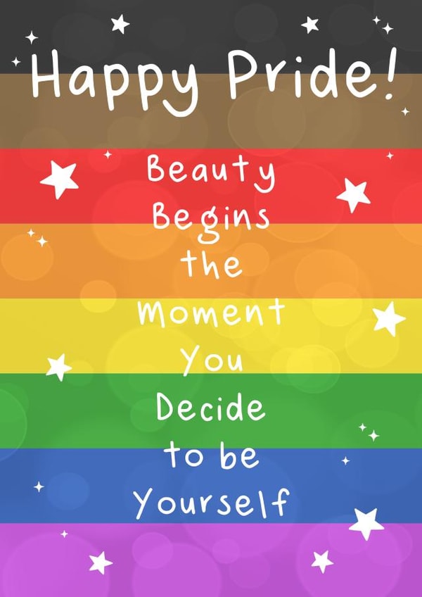 A Prideful Card to Share this Pride Month created by @MarcoLooks