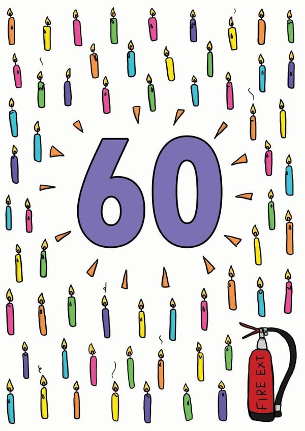 That's a Lot of Candles 60th Birthday Card created by Kat Willott