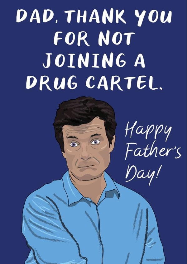 Marty Byrde Ozark Father's Day card created by David Rudd
