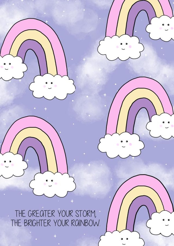 After every storm comes a rainbow... created by Doodledug Designs