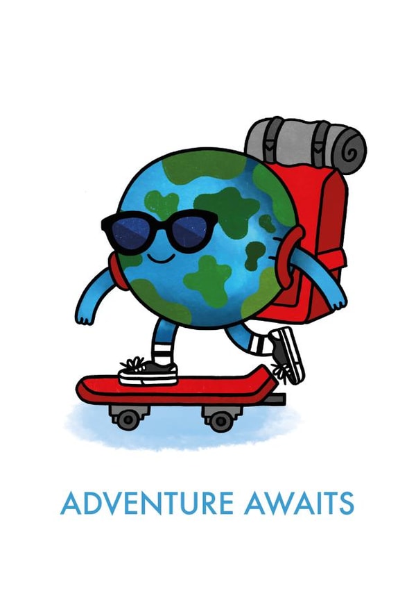 Adventure Awaits Card created by Emelia Brooks