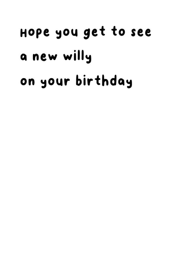 Birthday willy card created by Cups Full of Zeros 