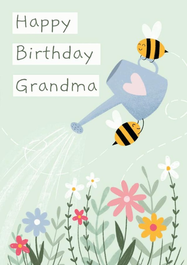 Happy Birthday Grandma Gardening created by Chloe Fae Designs