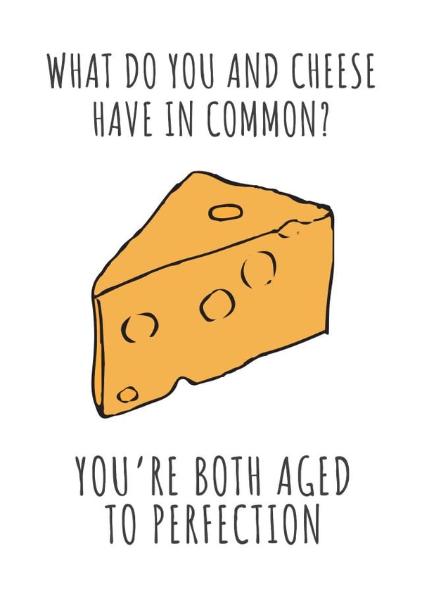 Cheese Birthday Card created by St.Mango