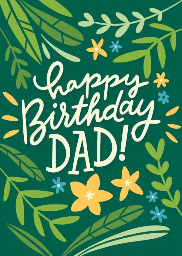 Happy birthday dad 1001 created by Natalia Gonzalez