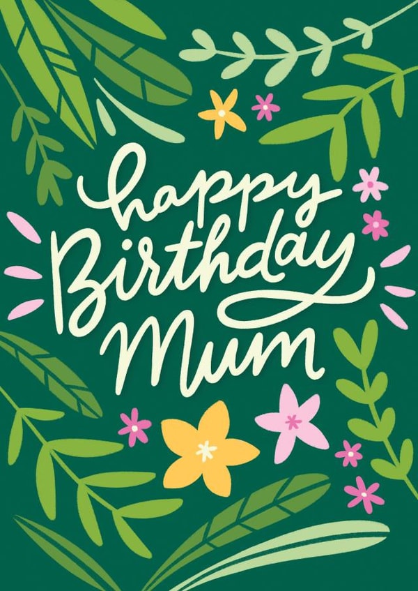 Happy birthday mum 1001 created by Natalia Gonzalez