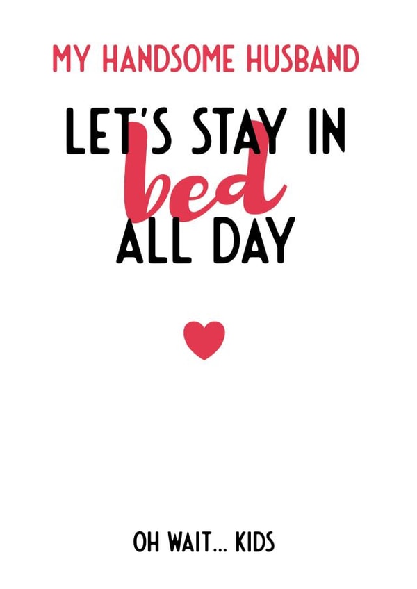 Anniversary Card for Handsome Husband, birthday card twist of naughty created by Bev O'Connor || @oconnordesign