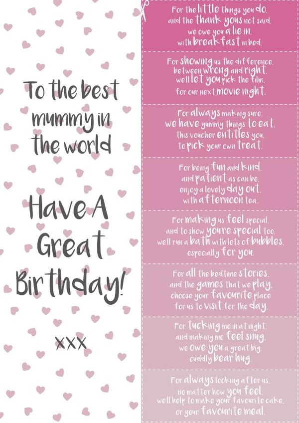 Happy Birthday Mummy created by Rhymes To Remember