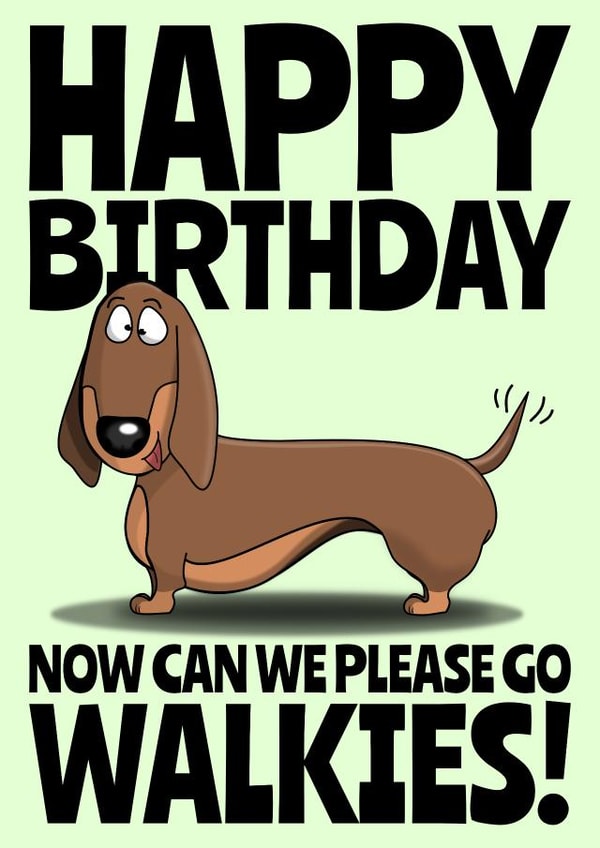 From The Dog Birthday Card created by Teeneebash