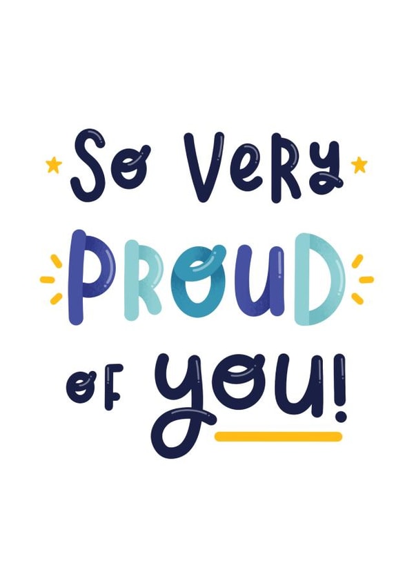 So very proud of you card created by Joanne Hawker