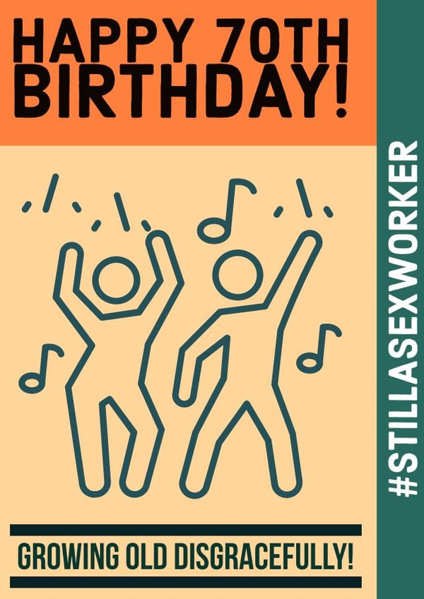 70th Birthday - but we know your secret! created by Joke With A Jab