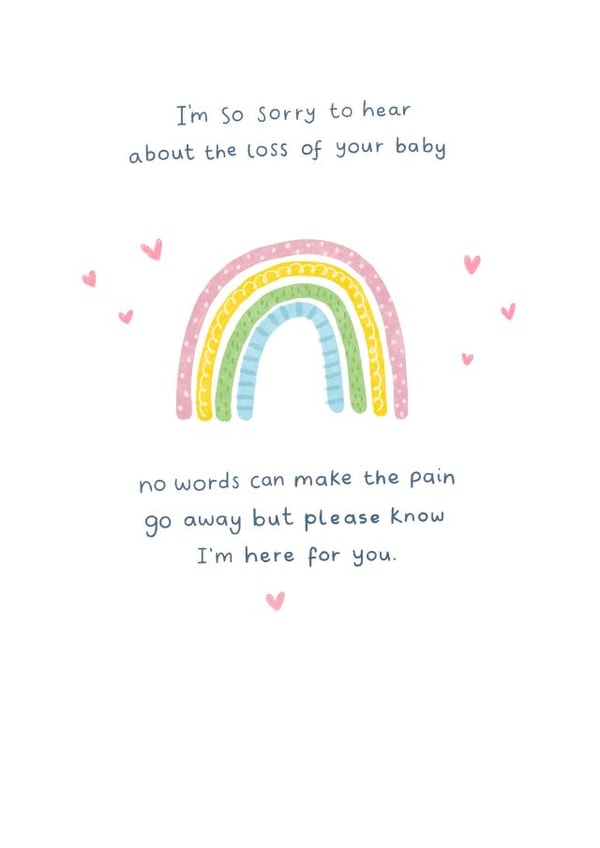 Baby loss sympathy created by Jess Moorhouse