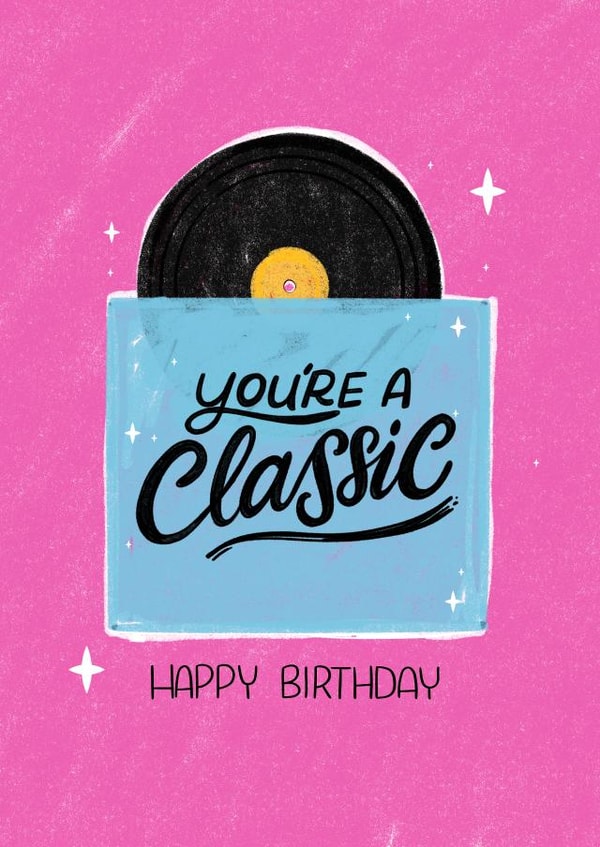 Music Lover Birthday Card created by Jess Bright Design