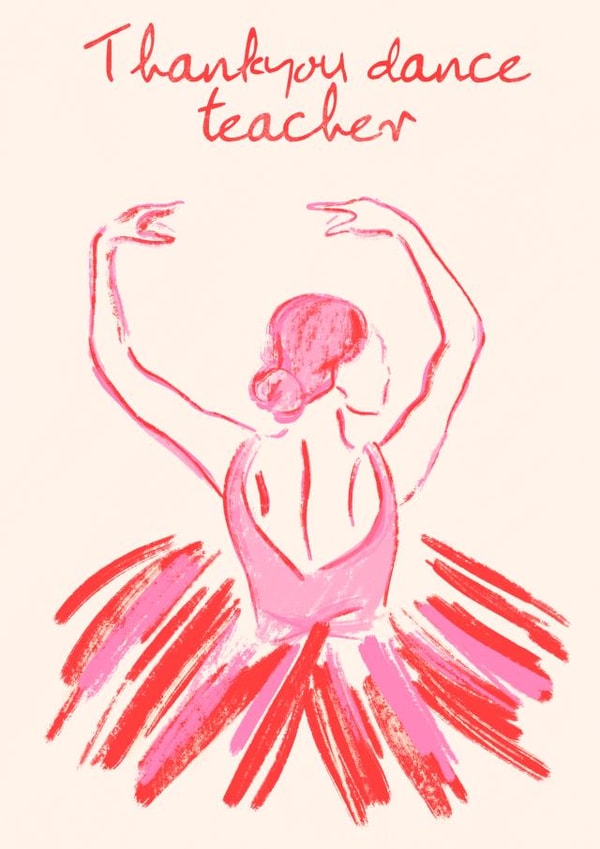 Thank you Dance Teacher created by Lisa Anne