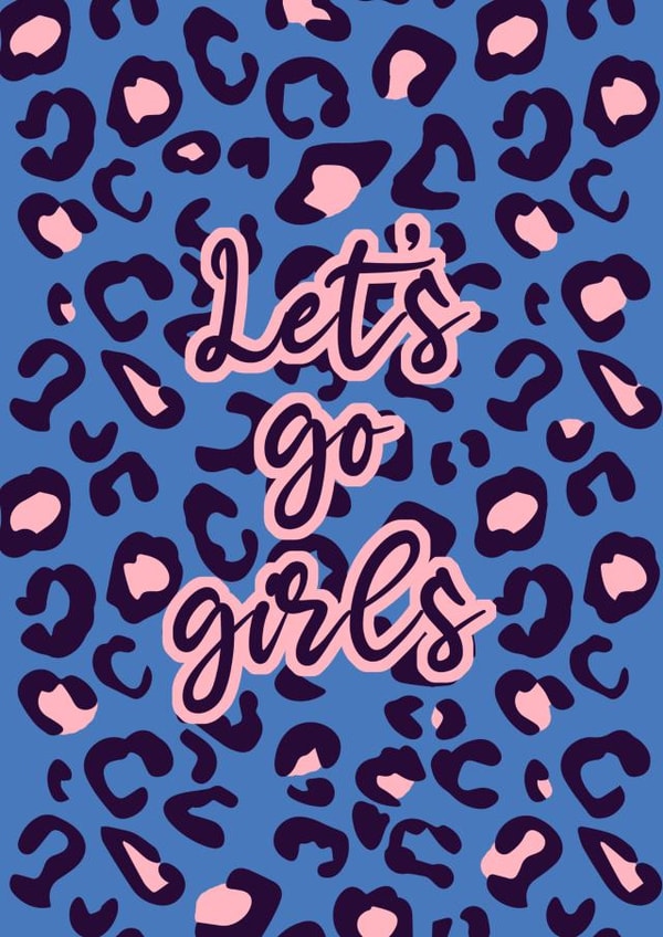 Let's Go Girls Friendship Card created by Emilia Violet
