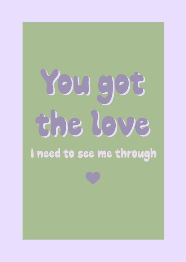 You Got the Love Card 1000 created by Emilia Violet