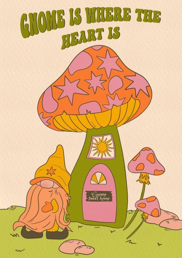 Gnome sweet home created by Lisa Wardle