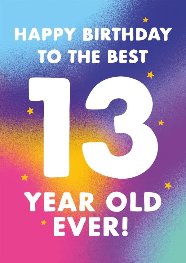 Happy birthday to the best 13 year old ever! created by katie illustrated