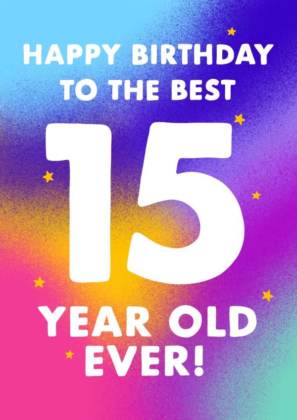 Happy birthday to the best 15 year old ever! created by katie illustrated