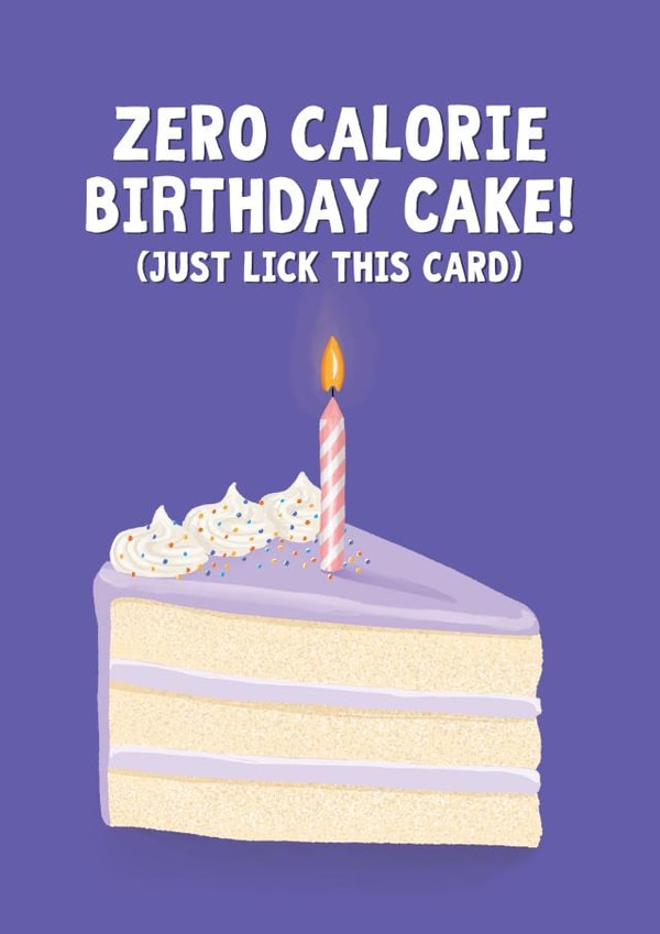 Zero Calorie Birthday Cake! created by PaperPaper