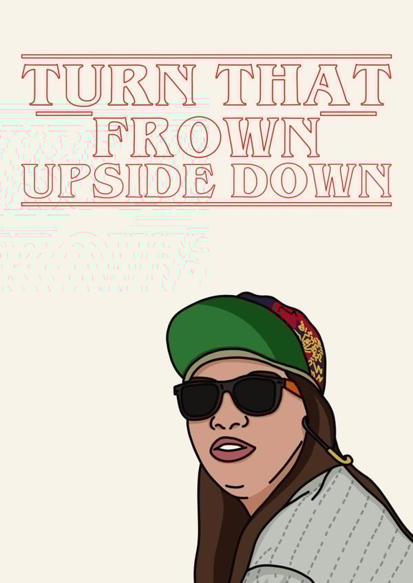 Stranger Things Card created by Cheeky Kards