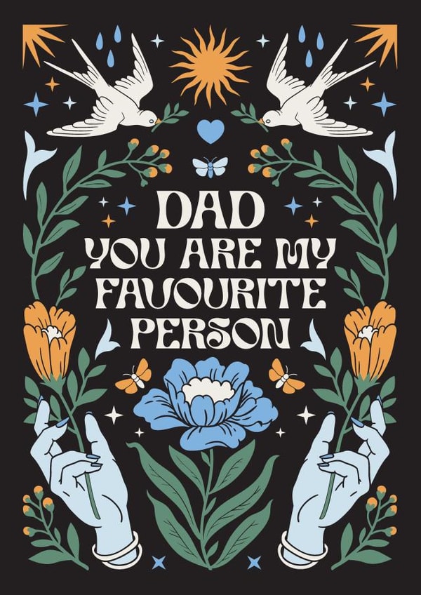 Dad You Are My Favourite Person 1000 created by Oh Ellie Studio