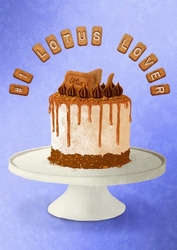 Number 1 Lotus Lover Card created by Creative Char